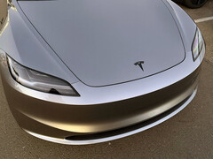 La Model 3 2026 avec caméra de pare-chocs avant et pédale de clignotant. (Source de l&#039;image : Sawyer Merritt/X)