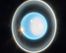 Image zoomée d'Uranus, capturée par le télescope spatial James Webb de la NASA (Source de l'image : NASA, ESA, CSA, et STScI ; recadrée)
