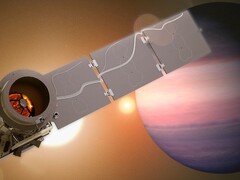 Concept artistique du satellite Pandora (Source de l'image : Goddard Space Flight Center de la NASA et Conceptual Image Lab ; recadré)