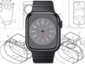 La montre Apple figurant dans le brevet est dotée d'un boîtier détachable pour une fonctionnalité accrue. (Image source : Apple (Watch Series 8)/USPTO - édité)