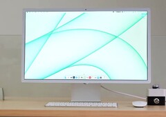 L&#039;iMac 24 pouces semble plus moderne sans son menton considérable (Source : Bilibili)