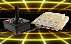 THE400 Mini peut jouer aux jeux en ROM de plusieurs consoles de l&#039;ère Atari 400. (Image : Retro Games Ltd.)