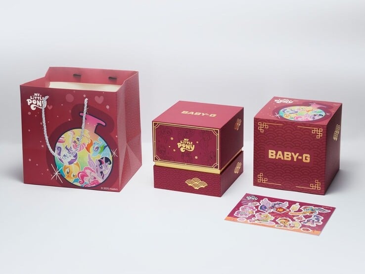 La montre Casio G-Shock Baby-G x My Little Pony BA-110XMLP25-7PFUN. (Source de l'image : Casio)