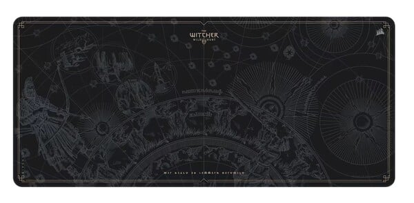 Corsair MM300 2XL Tapis de souris de jeu Anti Fray Cloth Witcher 3 - Wild Hunt 10th Anniversary Edition. (Source de l'image : Corsair)