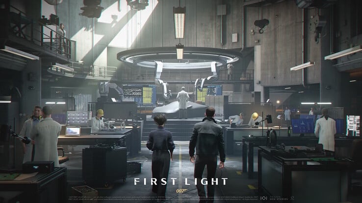 Les joueurs de 007 First Light peuvent visiter le laboratoire de Q, où des outils d'espionnage et des véhicules utiles sont mis au point