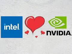 Les futurs processeurs mobiles et de bureau d'Intel pourraient supprimer complètement les iGPU Arc au profit des solutions Nvidia. (Source des images : Intel, Nvidia, Unsplash, Pixabay)