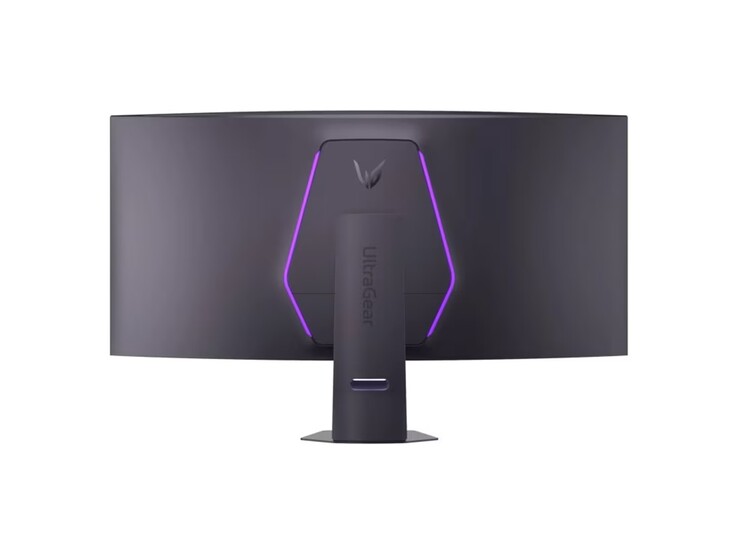 L'UltraGear 52G930B-B dispose d'un anneau RGB élégant à l'arrière.