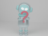 Un robot humanoïde générique et un panneau d'interrogation. (Source de l'image : Valeria Nikitina - Unsplash)