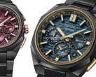 La Seiko HAB009J verte et la HAB010J bordeaux, en photo.