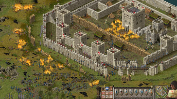 En photo : Une capture d'écran de Stronghold : Definitive Edition.