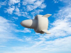 L'éolienne S1500 dans le ciel (Source de l'image : People's Daily, Chine ; AI-edited)