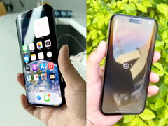 L&#039;iPhone 14 Pro Max est plutôt élégant avec son écran incurvé. (Image source : @lipilipsi)