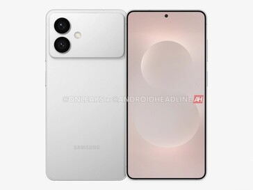 Rendu non officiel de la rumeur Galaxy S26 Edge. (Source de l'image : OnLeaks via Android Headlines)