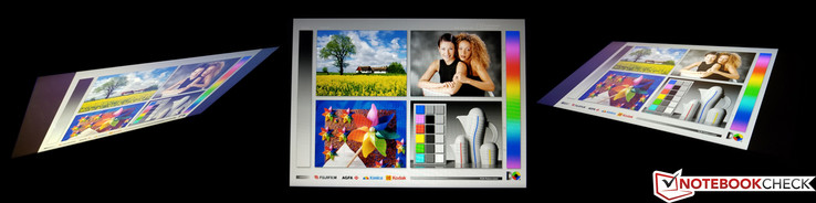 ThinkPad T580 - Larges angles de vision de l'écran IPS.