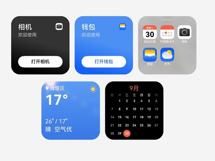 L'écran secondaire vous permet de consulter le calendrier et d'accéder aux applications (Image source : Huawei)