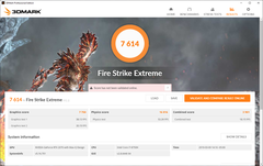 Lenovo Legion Y740 - 3DMark Fire Strike Extreme.