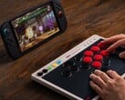 Une manette d'arcade 8BitDo connectée à une Nintendo Switch 2 (source d'image : 8BitDo)
