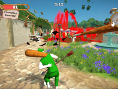 A Gentlemen&#039;s Dispute, les joueurs peuvent utiliser à la fois des armes et des dangers environnementaux pour se surpasser les uns les autres. Ci-contre, une capture d&#039;écran du jeu. (Source de l&#039;image : Steam)
