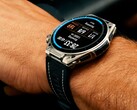 L'Amazfit Balance Ultra est fabriquée en titane et en verre saphir.