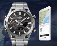 La montre Edfice Sospensione ECB-2300YD-1A (photo) de Casio a été lancée au Japon. (Source de l&#039;image : Casio)