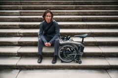 Le Brompton Electric T Line est livré avec un design pliable (Image source : Brompton)