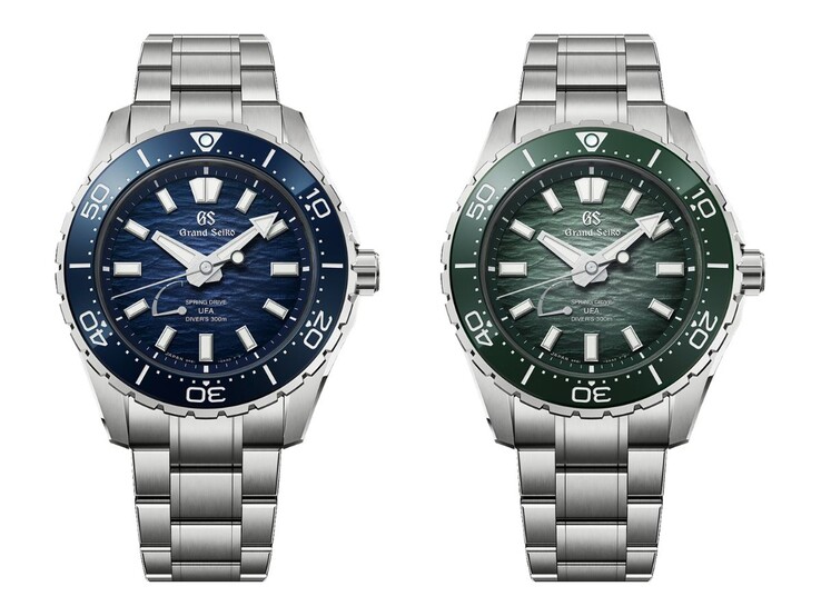 Les montres Grand Seiko Ushio 300 Diver SLGB023 et SLGB025