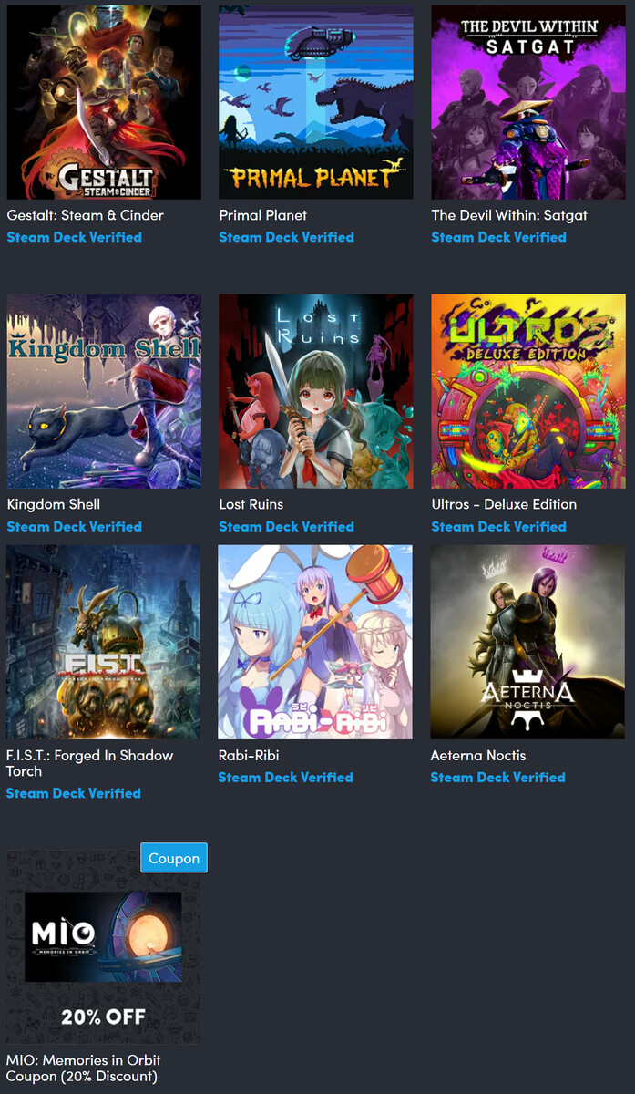 Tous les articles de l'offre groupée