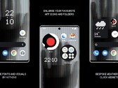 Le lanceur Nothing vous permet, entre autres, d'agrandir les icônes et les dossiers des applications. (Source de l'image : Nothing)