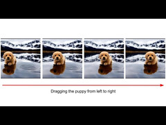 Le modèle d'IA DiffUHaul de Nvidia peut déplacer des objets dans des images (Source d'image : Omri Avrahami sur YouTube)