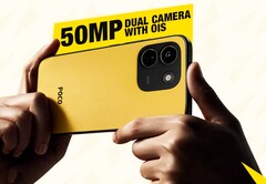 Le Poco X8 Power intègre une batterie de 10 000 mAh dans son boîtier jaune qui attire le regard.