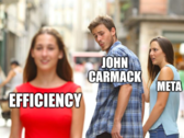 John Carmack a quitté Meta en raison de problèmes d'inefficacité. (Image : image stock avec modifications)