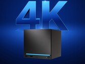 La Steam Machine de Valve photographiée devant un fond en 4K