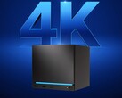 La Steam Machine de Valve photographiée devant un fond en 4K