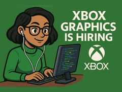 Graphique de l&#039;annonce LinkedIn Xbox Graphics avec un écran inversé (Source de l&#039;image : compte LinkedIn de Mike Matsel)