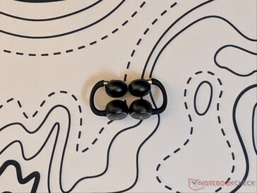 Vue du dessus des écouteurs Clip 2.