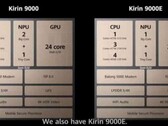 Le Kirin 9000 contre le 9000E. (Source : HuaweiCommunity)