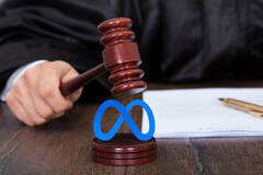 La Commission irlandaise de protection des données a ordonné le paiement d'une amende de 265 millions d'euros à Meta pour une violation massive des données. (Image : image de stock et logo Meta, avec modifications)