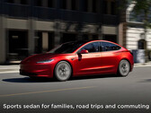 2024 La Model 3 Highland est apparue brièvement sur le site web (image : Tesla)
