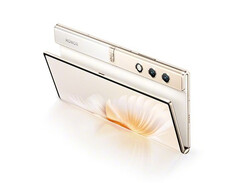 Le Honor V Purse reprend le design enveloppant que Huawei avait inauguré avec le Mate X. (Source d&#039;image : Honor)