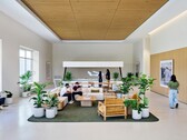 Le hall d'entrée de l'Advanced Manufacturing Center à Houston