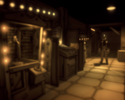 Bendy : Lone Wolf est lancé comme une version remaniée de Boris and the Dark Survival. Illustration : illustration officielle du jeu. (Source de l'image : Steam)  
