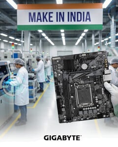 Gigabyte va bientôt commencer à fabriquer sa gamme de cartes mères en Inde. (Source de l'image : Gigabyte)