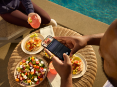 Les utilisateurs d&#039;Oura Ring peuvent télécharger des photos de leurs aliments dans l&#039;application de la marque pour les aider à comprendre leur santé métabolique. (Source de l&#039;image : Oura)