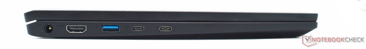 Prise creuse, HDMI, USB 3.2 Type-A, 2 x USB Type-C avec PD et Thunderbolt 4