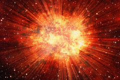 Illustration artistique montrant une explosion dans l&#039;espace. (Source de l&#039;image : Shutterstock/mik ulyannikov)