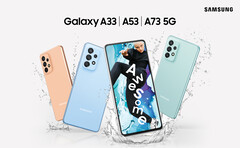 La série A du site Galaxy de cette année comprend un mélange d&#039;anciens et de nouveaux processeurs. (Image source : Samsung)