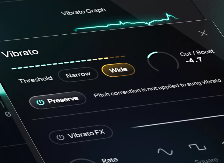 Effet de vibrato AutoTune