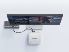 Le Minisforum AI X1 Pro-470 n'est disponible qu'en finition argentée. (Source de l'image : Minisforum)