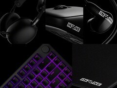 Matériel de jeu Sony Inzone comprenant un casque H9 II, des écouteurs intra-auriculaires E9, un clavier KBD H75, une souris de jeu Mouse-A et un tapis de souris. (Source de l'image : PRnewswire)
