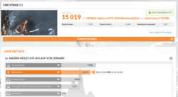 Acer Helios 500 - 3DMark Firestrike.